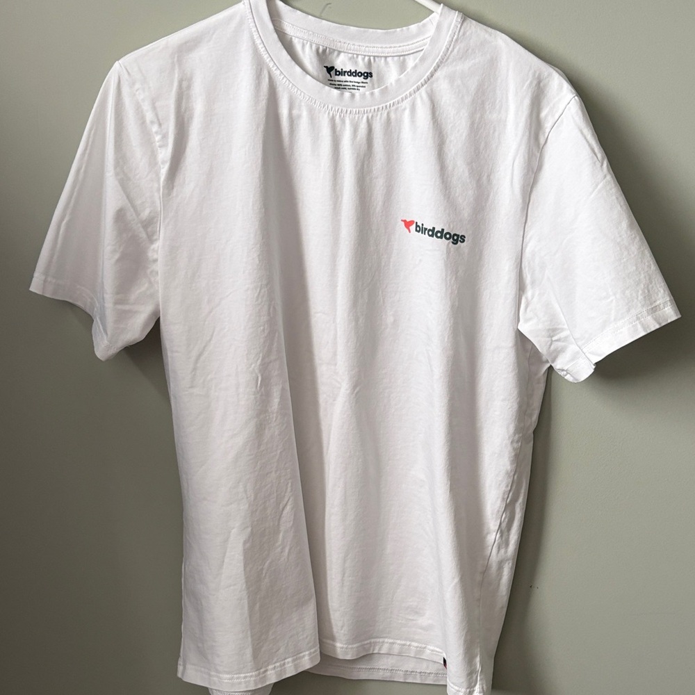 Birddogs Classic White Short Sleeve Tee